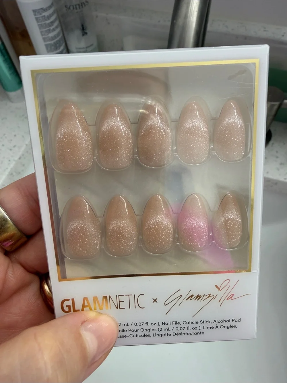 Glamnetic Press-On Nail Set - Neutral & Pastel Shades